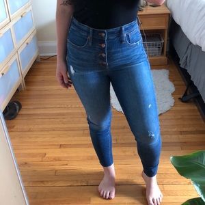 Madewell 10” High Rise Skinny